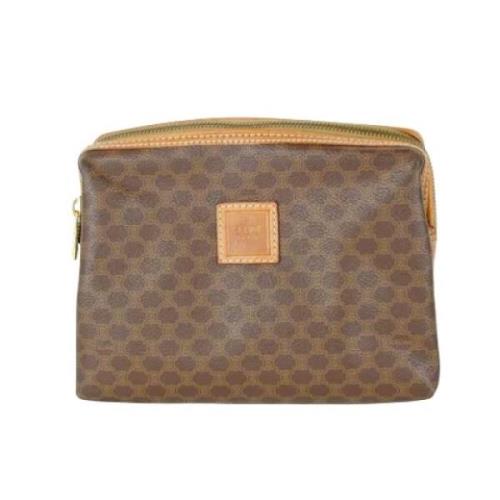 Celine Vintage Pre-owned Canvas celine-vskor Brown, Dam