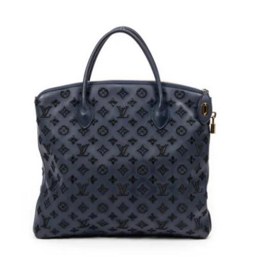 Louis Vuitton Vintage Pre-owned Laeder handvskor Blue, Dam