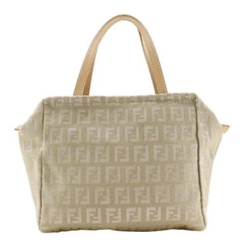 Fendi Vintage Pre-owned Canvas fendi-vskor Beige, Dam