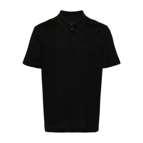 Givenchy Svart Broderad Monogram Polotröja Black, Herr