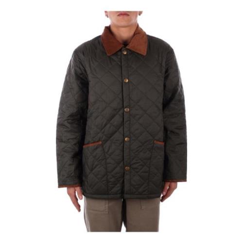 Barbour Grön Knappad Kappa Green, Herr