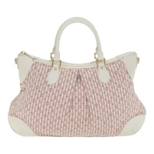 Louis Vuitton Vintage Pre-owned Bomull louis-vuitton-vskor Pink, Dam