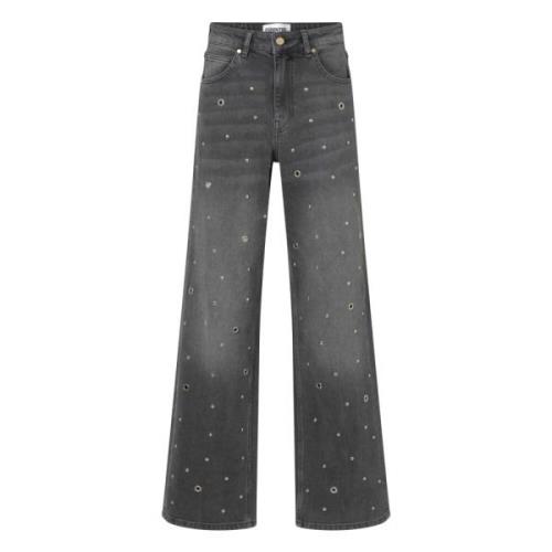 Essentiel Antwerp Nitar Straight Leg Jeans Black, Dam