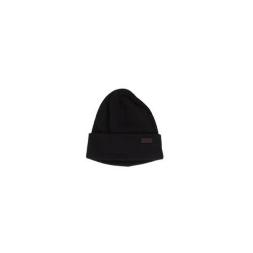 Barbour Svart Logotyp Broderad Hatt Black, Herr