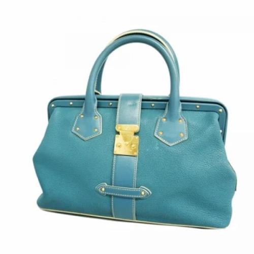 Louis Vuitton Vintage Pre-owned Tyg louis-vuitton-vskor Blue, Dam