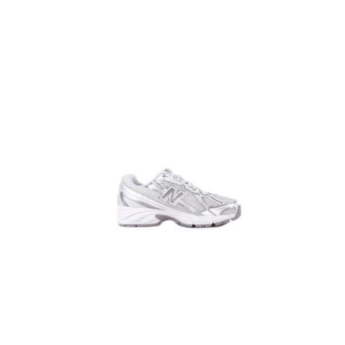 New Balance Vita Lädersneakers Med Perforerade Detaljer White, Herr