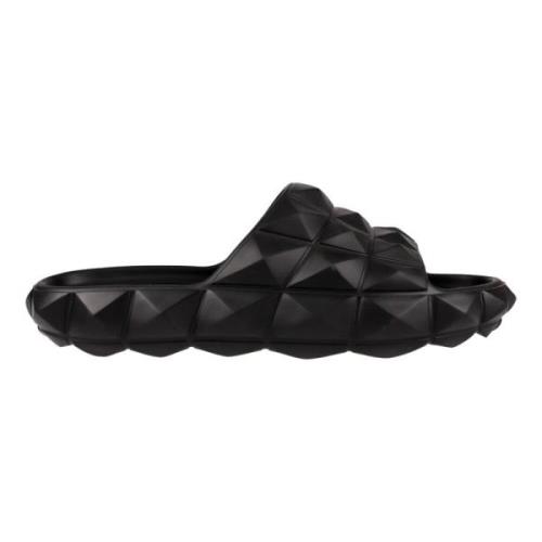 Valentino Garavani Flip Flops Sliders Black, Herr