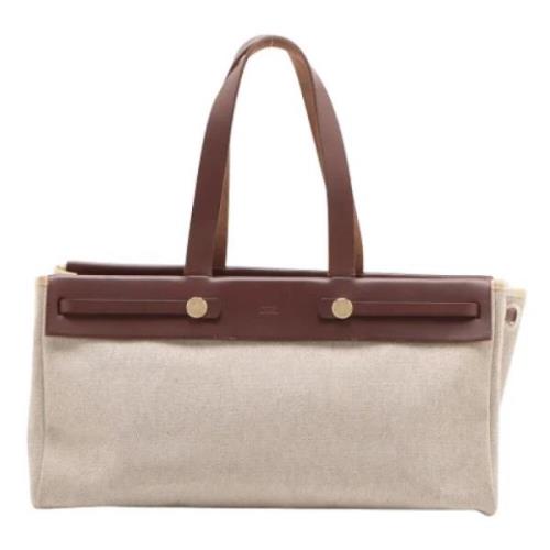 Hermès Vintage Pre-owned Canvas handvskor Brown, Herr