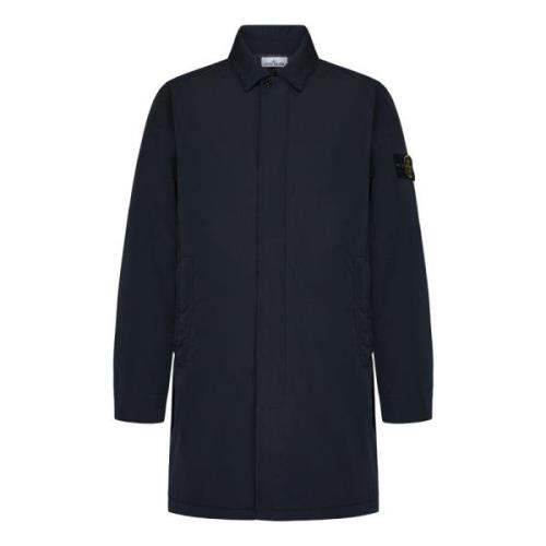 Stone Island Blå jacka med Primaloft-isoleringsteknologi Blue, Herr