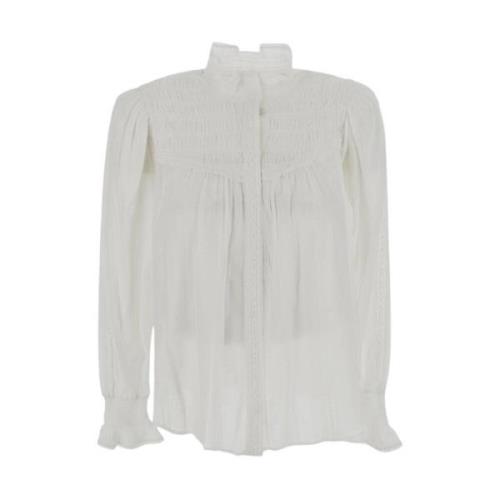 Isabel Marant Étoile Idaline Blus White, Dam