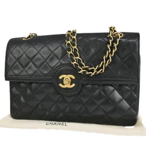 Chanel Vintage Pre-owned Laeder chanel-vskor Black, Dam