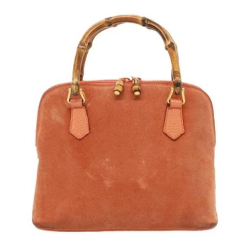 Gucci Vintage Pre-owned Mocka gucci-vskor Orange, Dam