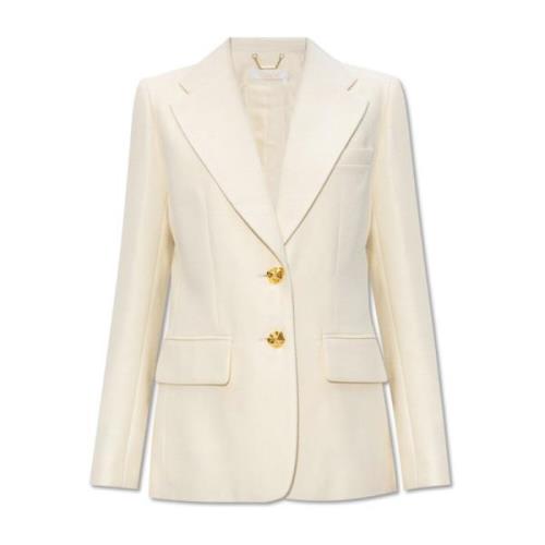 Chloé Enradig blazer Beige, Dam