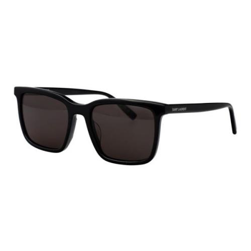 Saint Laurent Stiliga solglasögon SL 500 Black, Herr