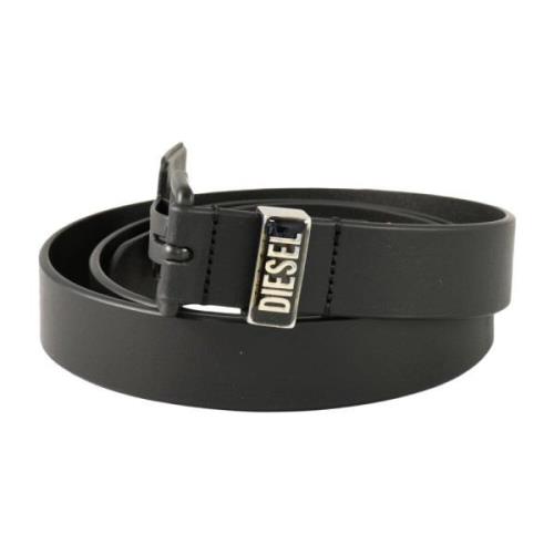 Diesel Läderbälte Black, Herr