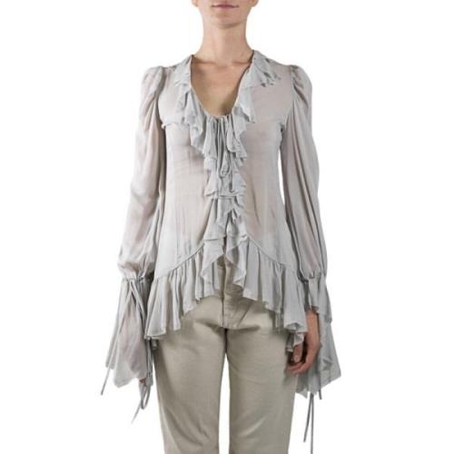 Aniye By Boho Grå Blus Gray, Dam