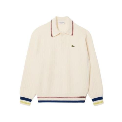 Lacoste R1T Pullover för Män Beige, Herr