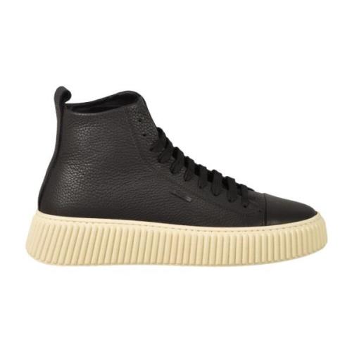 Antony Morato Läder Sneakers med Gummisula Black, Herr