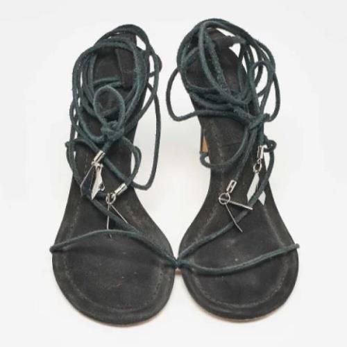 Isabel Marant Pre-owned Pre-owned Mocka sandaler Green, Dam