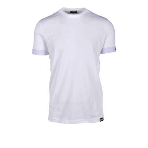 Dsquared2 Bomull Elastan Underkläder T-shirt White, Herr