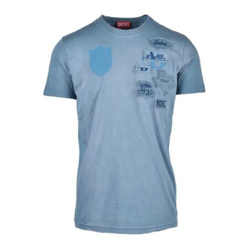 Diesel Bomull T-shirt Blue, Herr