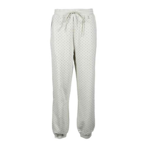 Patrizia Pepe Bekväma Stiliga Dam Sweatpants Gray, Dam