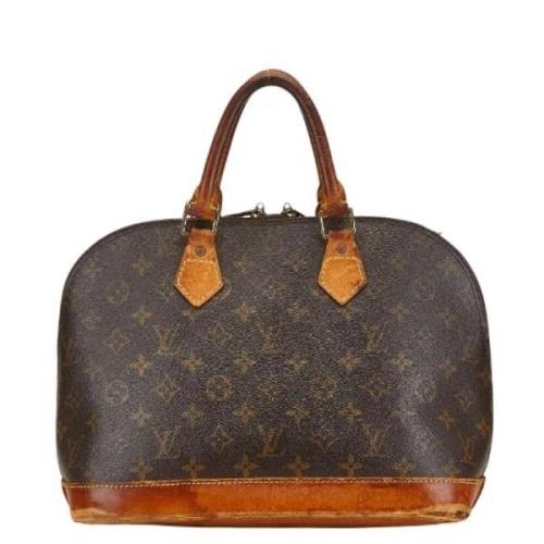 Louis Vuitton Vintage Pre-owned Canvas handvskor Brown, Dam