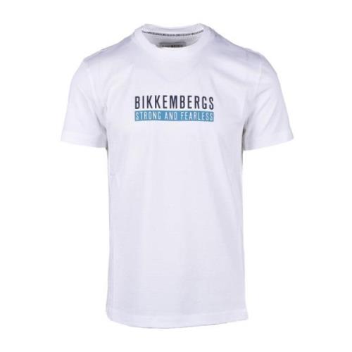 Bikkembergs Stilfull Bomull T-shirt Kollektion White, Herr