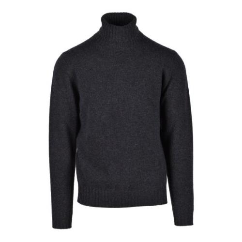 Filippo De Laurentiis Merino Cashmere Stickad Tröja Gray, Herr