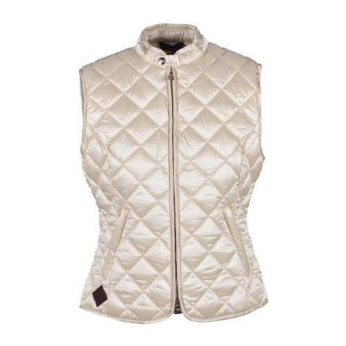 Husky Original Puffer Vest med Polyester-Nylon Blandning Beige, Dam