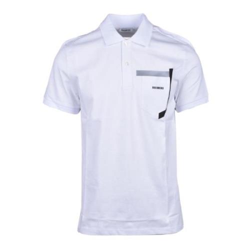 Bikkembergs Bomull Elastan T-shirt White, Herr