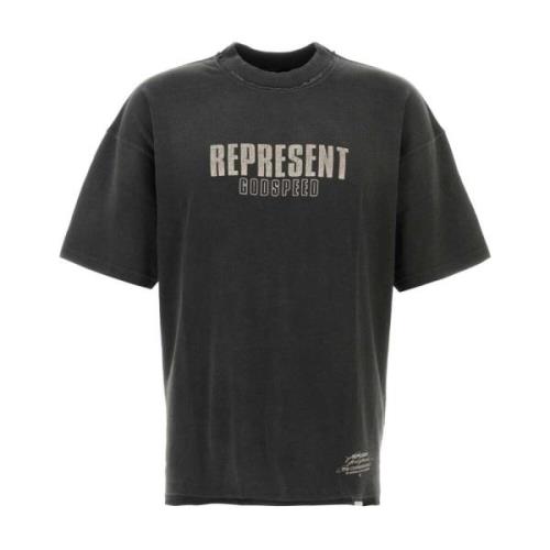 Represent Bomull T-shirt i Skiffer Black, Herr