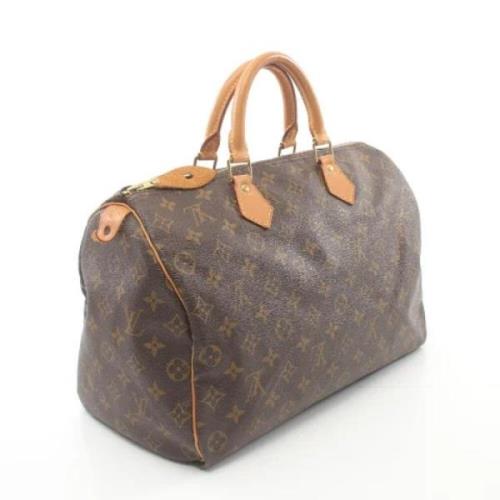 Louis Vuitton Vintage Pre-owned Canvas handvskor Brown, Dam