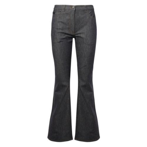 Courrèges Bootcut Denim Byxor Gray, Dam