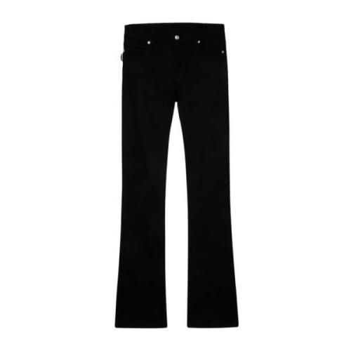 Zadig & Voltaire Svart Eclipse Flared Denim Jeans Black, Dam