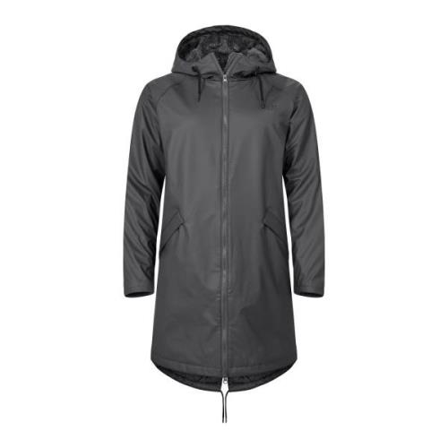 Urberg Women's Gjemnes PU Pile Coat Asphalt