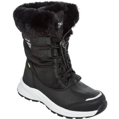 ZigZag Kids' Wesend Winterboot Waterproof Black Dotted