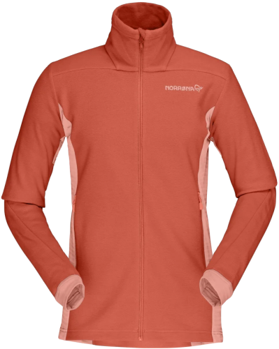 Norrøna Women's Falketind Warm1 Jacket Orange Alert/Peach Amber