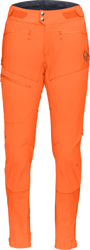 Norrøna Women's Fjørå Flex1 Pants Orange Alert