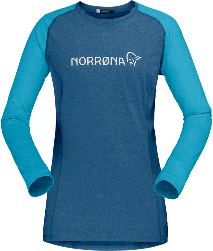 Norrøna Women's Fjørå Equaliser Lightweight Long Sleeve Mykonos Blue/A...