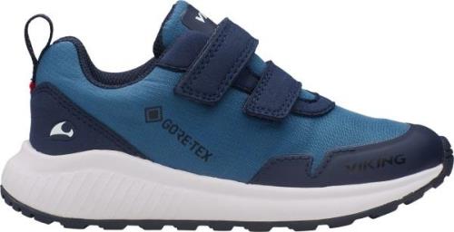 Viking Kids' Aery Track Low F GORE-TEX Denim/Navy