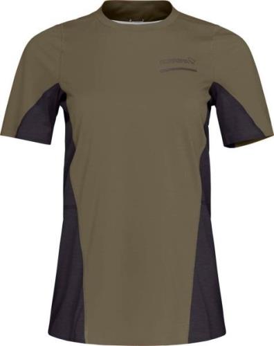 Norrøna Women's Senja Equaliser Lightweight T-Shirt Olive Night