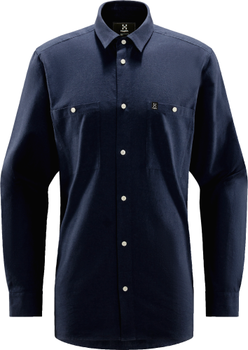 Haglöfs Men's Curious Hemp Shirt Tarn Blue