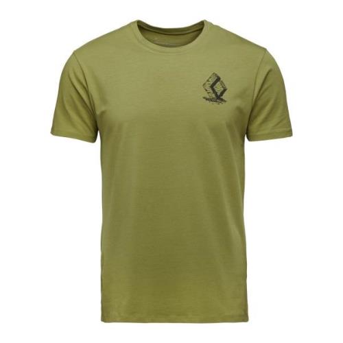 Black Diamond Men's Boulder Shortsleeve Tee Camp Green