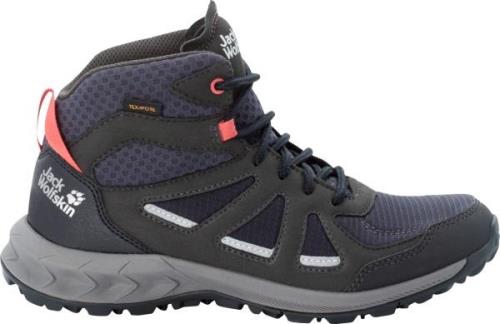 Jack Wolfskin Women's Woodland 2 Texapore Mid Dark Blue/Pink