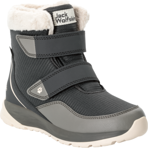 Jack Wolfskin Kids' Polar Wolf Texapore Mid Velcro Smokey Grey