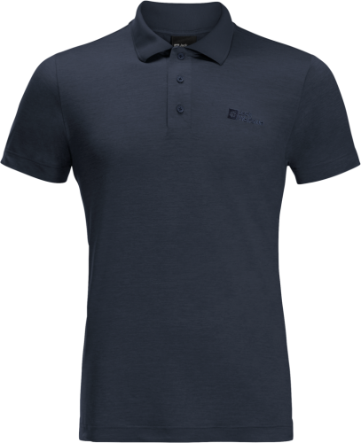 Jack Wolfskin Men's Travel Polo Night Blue