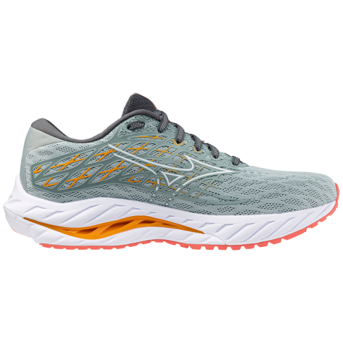 Mizuno Women's Wave Inspire 20 Gray Mist/White/Dubarry