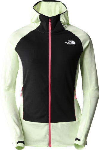 The North Face Women's Bolt Polartec Hoodie Lime Cream/TNF Black