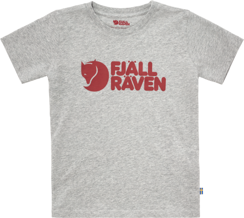 Fjällräven Kids' Fjällräven Logo T-Shirt Grey-Melange